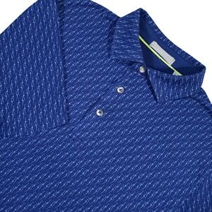 tasc Performance Polo Shirt Mens Medium Blue Modal Stretch Reflective